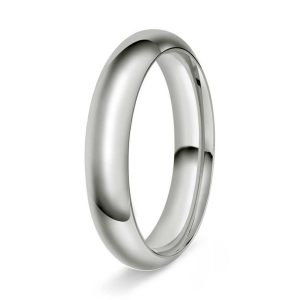 Halvrund/buet 4mm polert h
