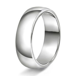 Hvelvet/flat 6mm polert h