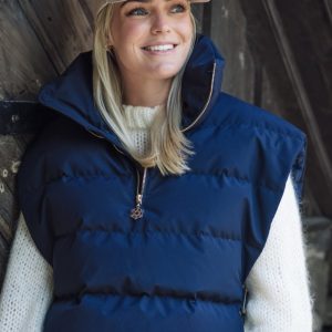 Vest kort navy