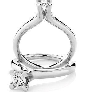 Visholm ring HG 0,50ct TWSI