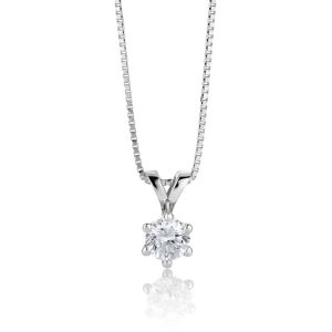 Anheng Margrete med LAB grown diamant