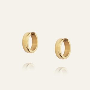 Mockberg Chunky Gold Hoops Large