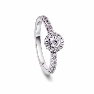 Delight i hvitt gull 03,56 ct WSI 2,1 mm