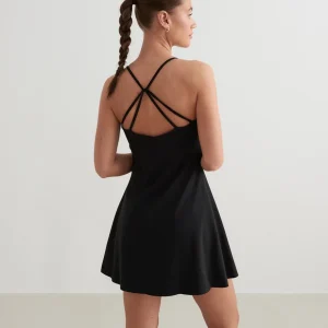Black Sense Strap Dress