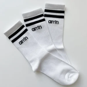 White Aim High Socks 3-Pack